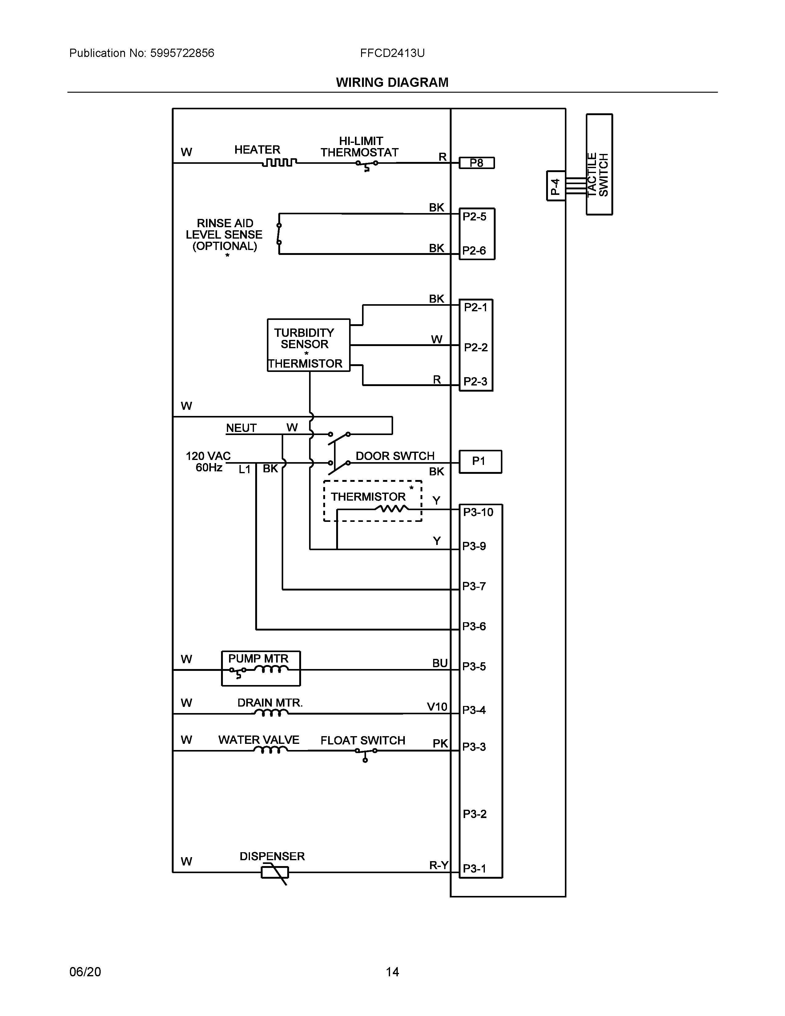 Electrolux Dishwasher Wiring Diagram