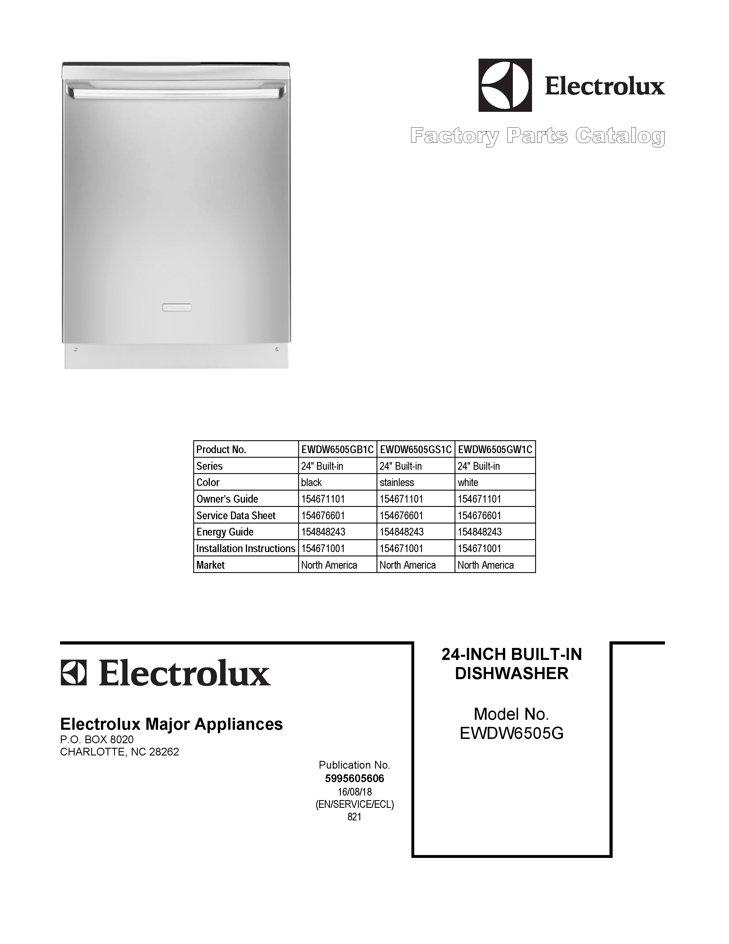 electrolux dishwasher installation guide