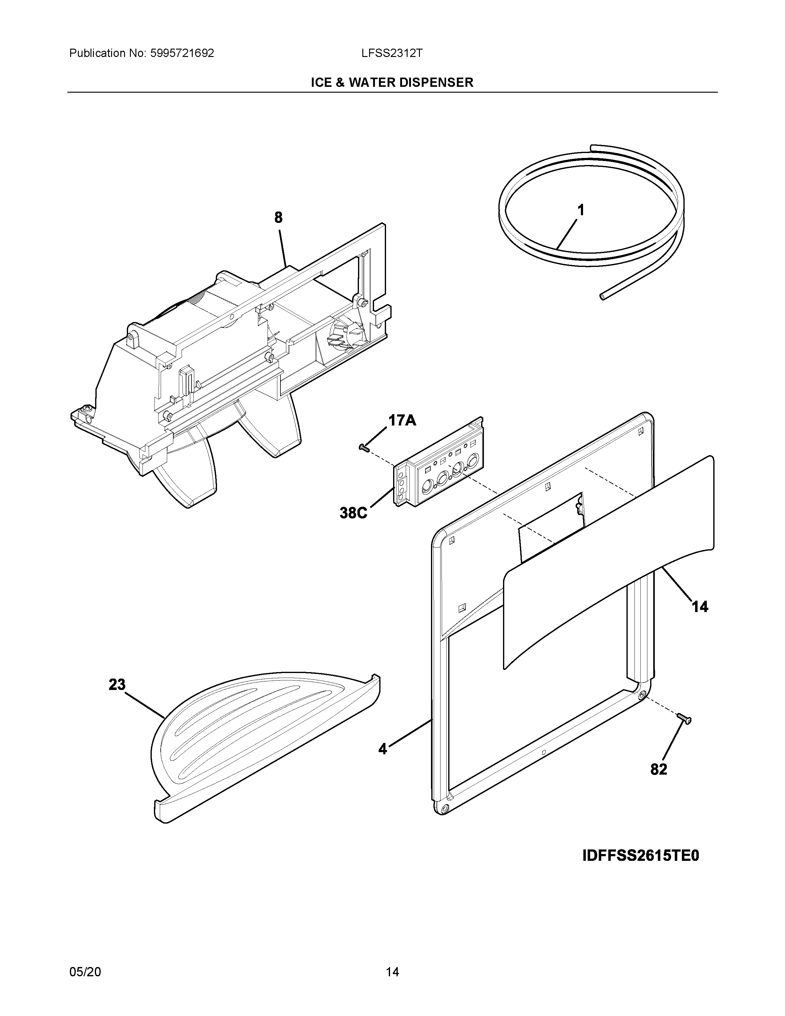 frigidaire lfss2312tf4