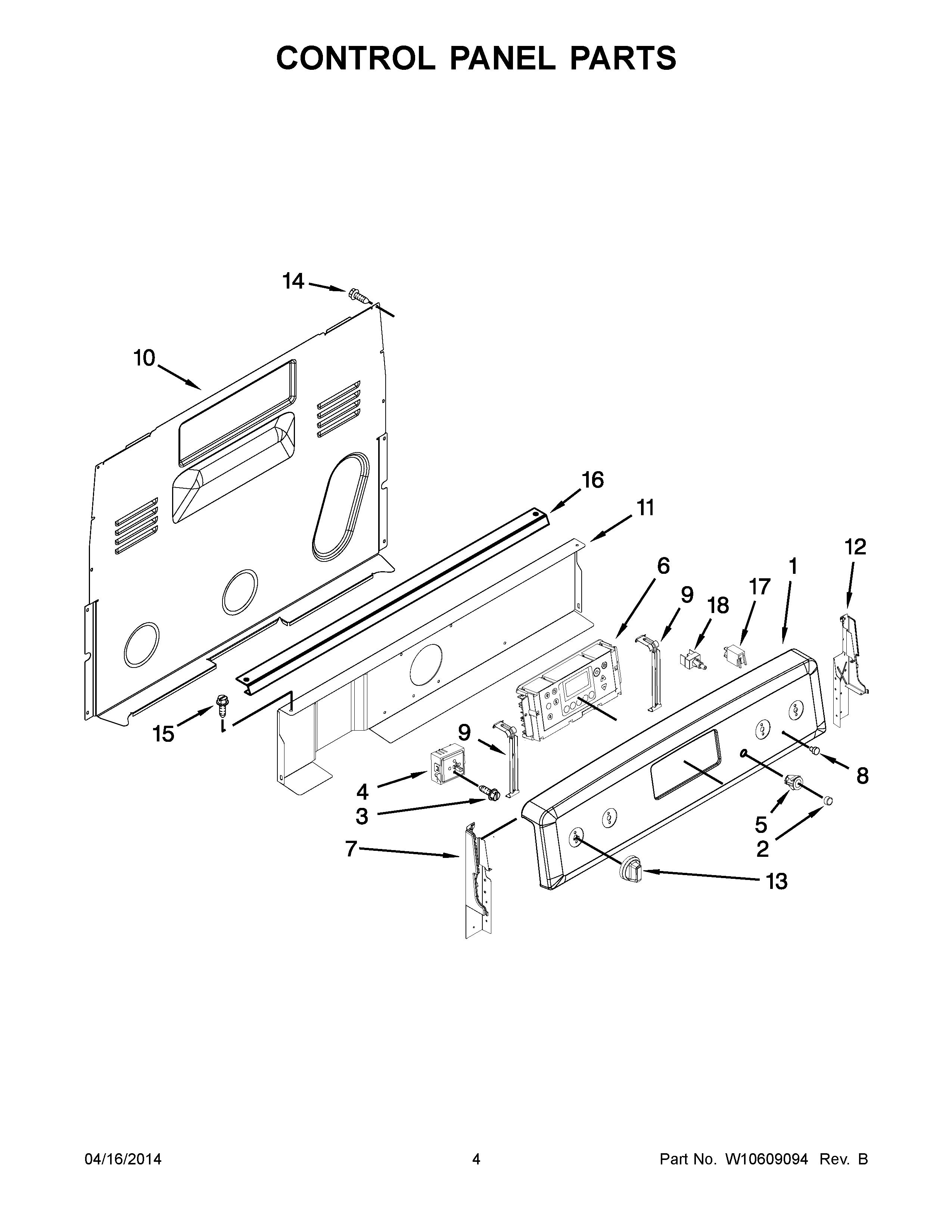 Part # W10477068 Maytag Oven Control Board