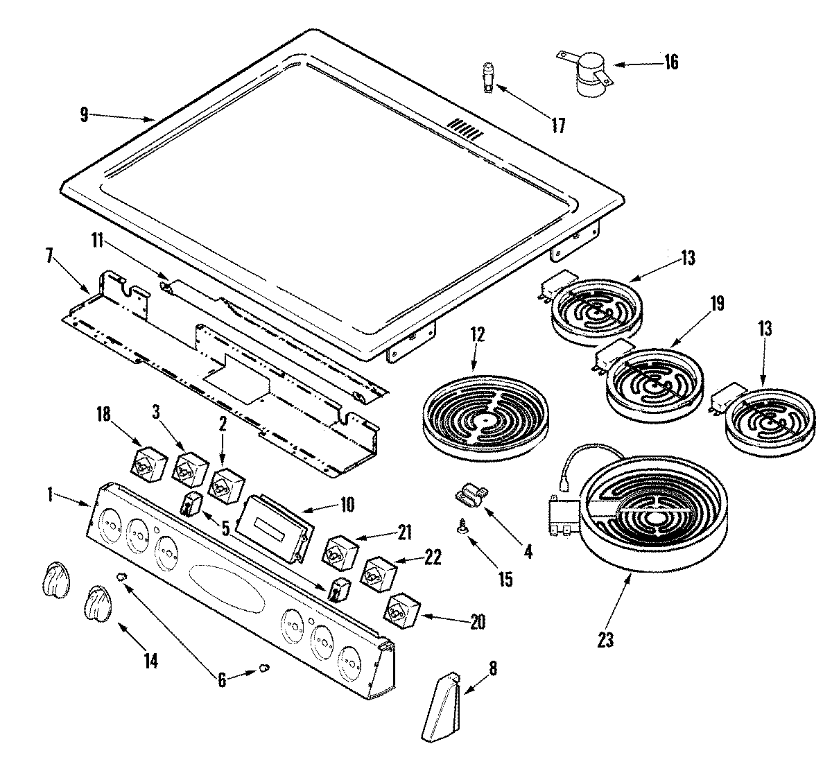 Plans Et Pi Ces Pour Maytag Electric Range Mod Le MES5875BCS Chez Midbec   Maytag 548937 