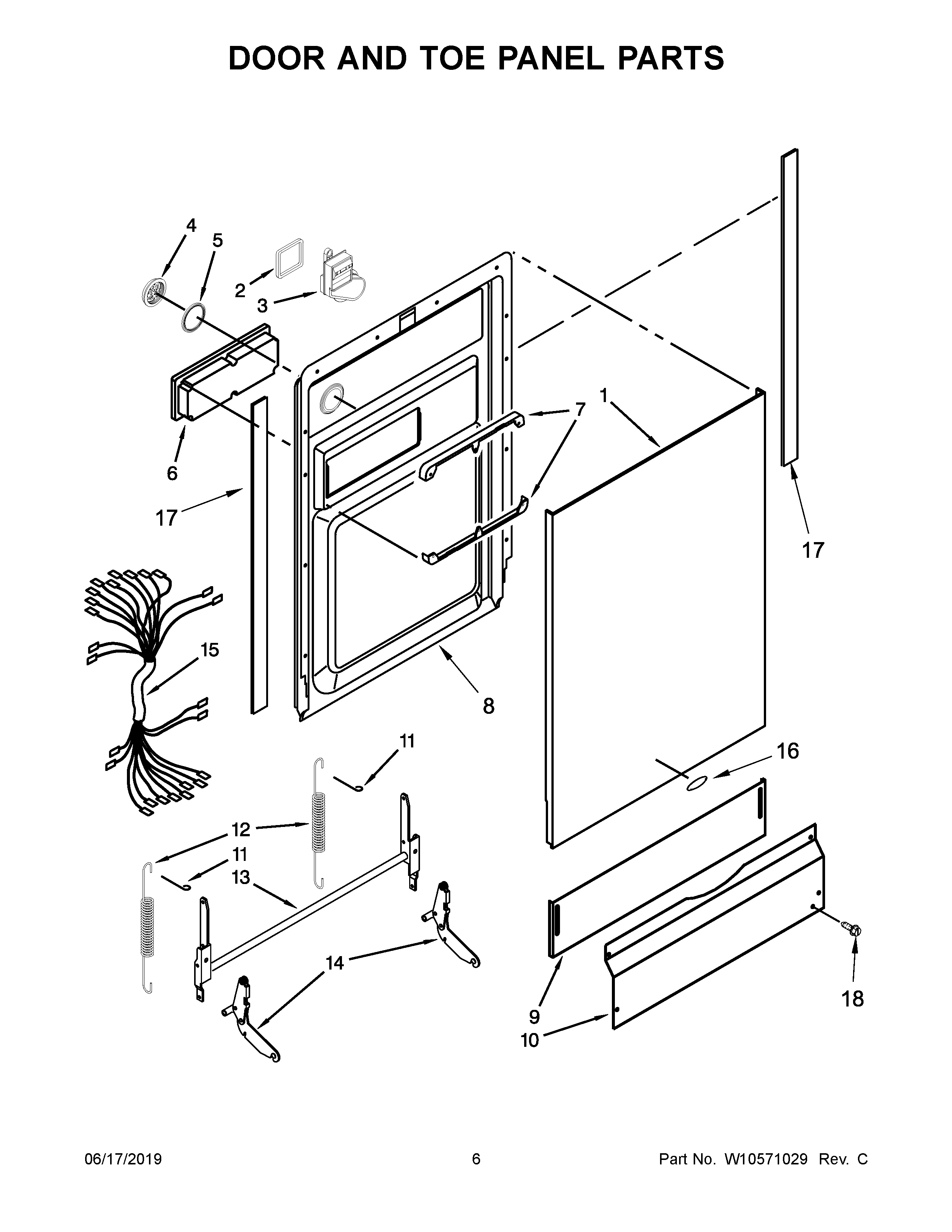 Whirlpool Dishwasher Assembly Diagram