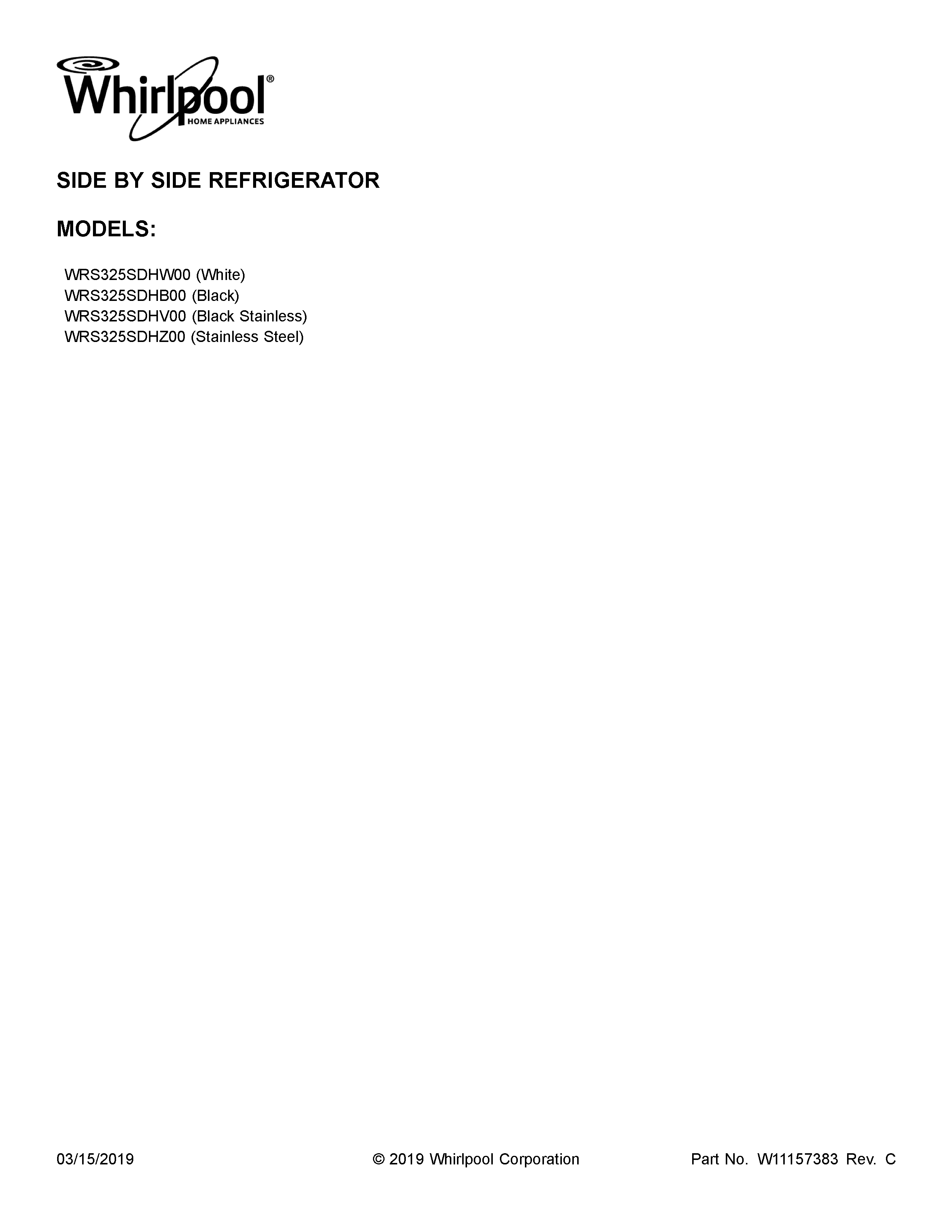 WRS325SDHW00