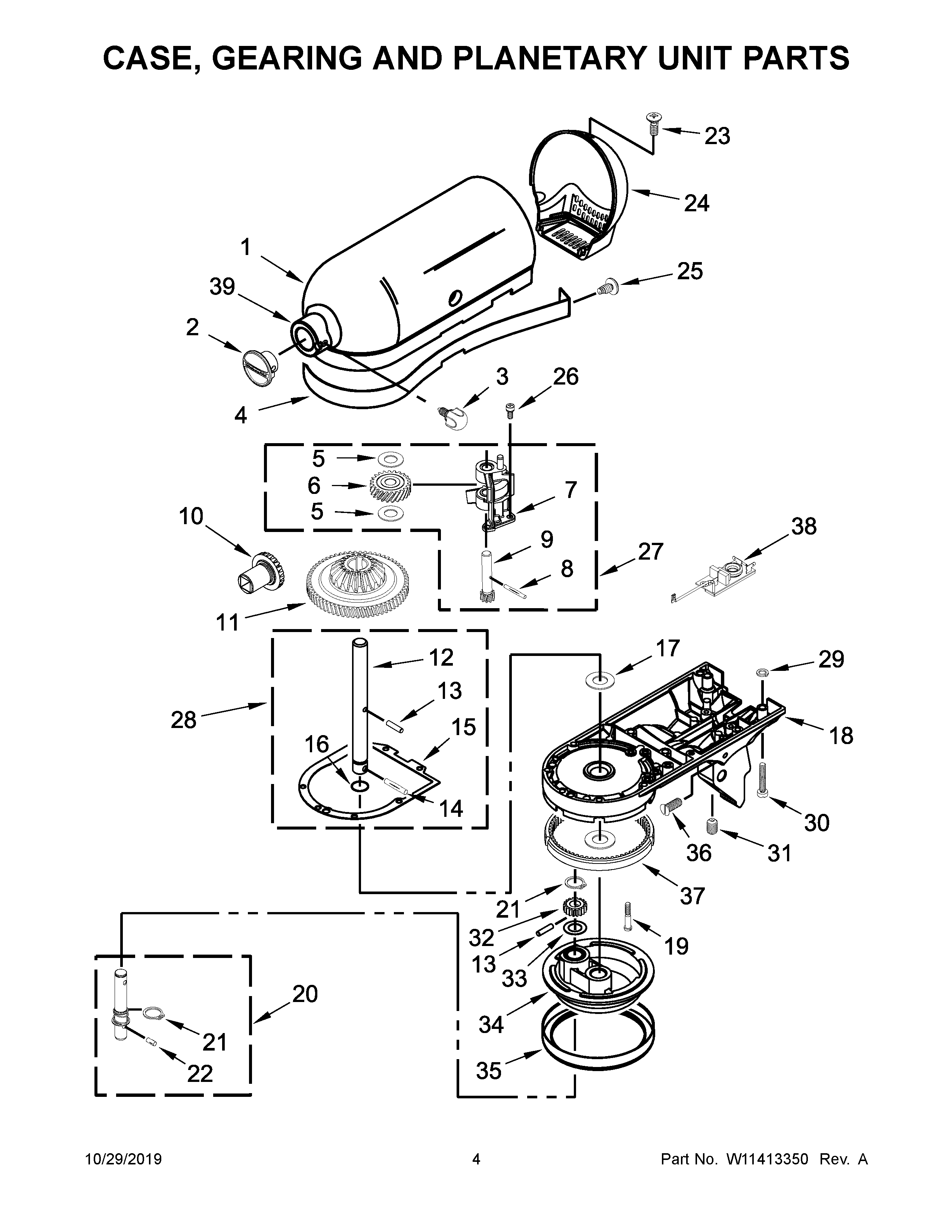 How To: Whirlpool/KitchenAid/Maytag Center Gear W11192794 