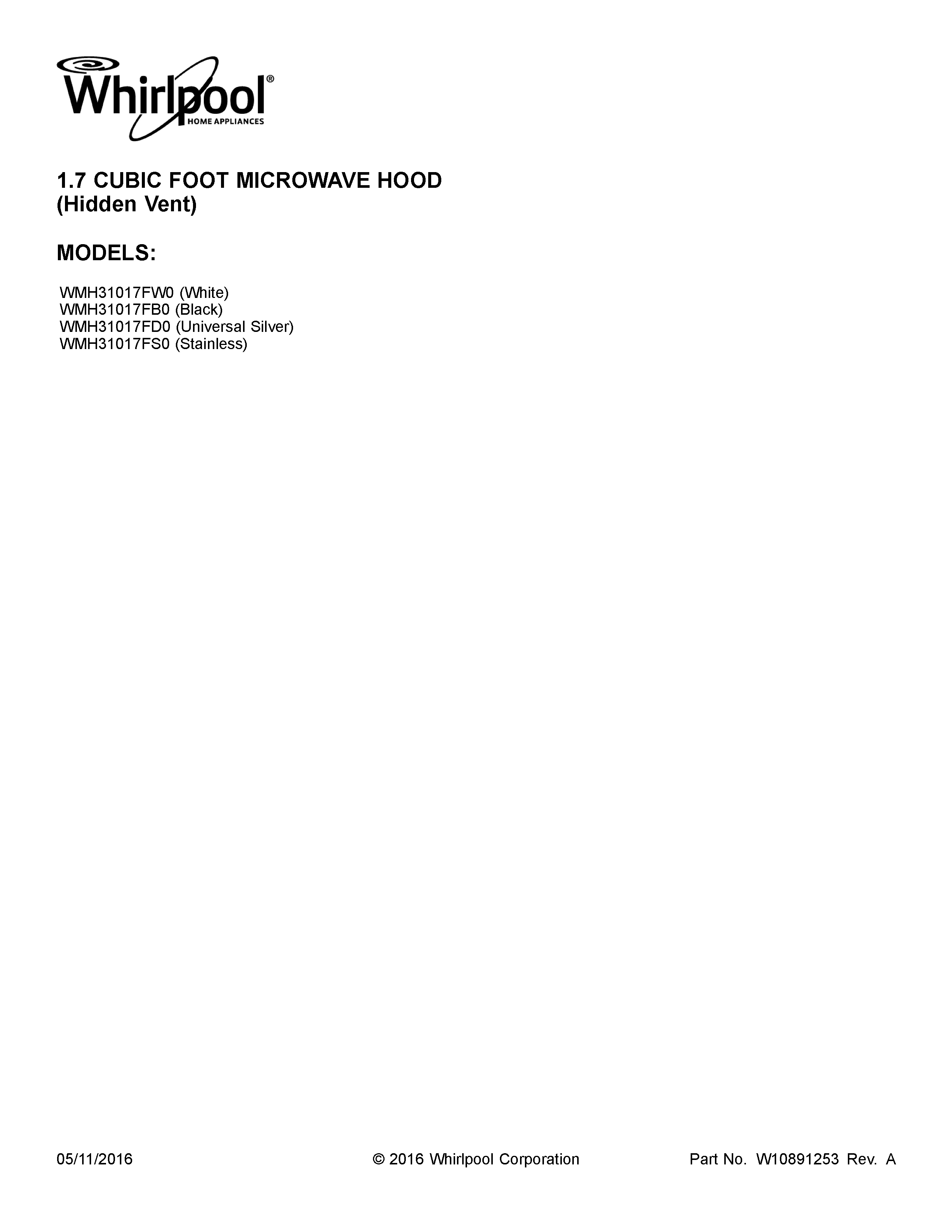 WMH31017FW0
